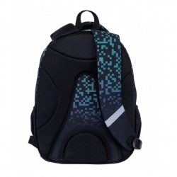 Backpack HEAD PIXEL GREEN 44x32x19cm, black color