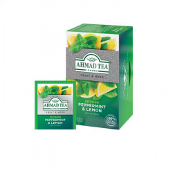Žolelių arbata AHMAD PAPPERMINT & LEMON  20 pak