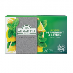 Herbal tea AHMAD PEPPERMINT & LEMON 20 bags