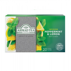 Žolelių arbata AHMAD PAPPERMINT & LEMON  20 pak