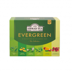 Žalios arbatos rinkinys AHMAD EVERGREEN SELECTION 60 pak.x2g