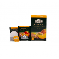 Black fruit tea AHMAD PEACH & PASSION FRUIT 20 bags