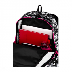 Backpack COOLPACK PICK MANGA 17", multicolored, black color