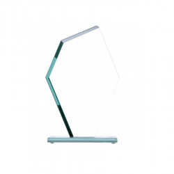 Glass trophy GS817 height 25cm
