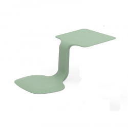 Student desk Z-shaped ENTELO, green color