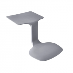 Student desk-chair Z-shaped ENTELO MIRPLAY, grey color