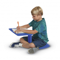 Student desk-chair Z-shaped ENTELO MIRPLAY, yellow color