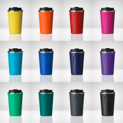 Thermal mug NORDIC 350ml, blue color