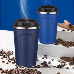 Thermal mug NORDIC 350ml, blue color
