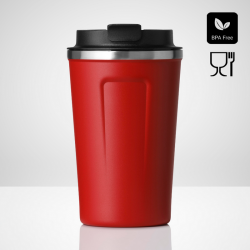 Thermal mug NORDIC 350ml, red color