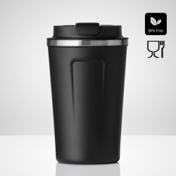 Thermal mug NORDIC, 350ml, black color
