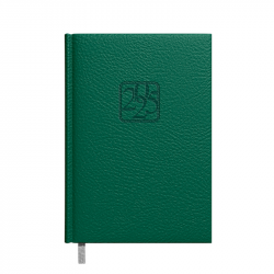 Notebook calendar JUNIOR 2023,120x155mm, dark green