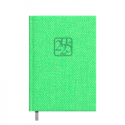 Notebook calendar JUNIOR 2023,120x155mm, bright green