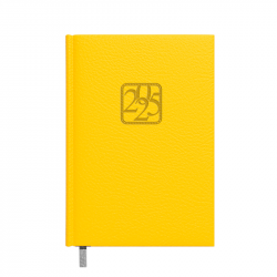 Notebook calendar JUNIOR 2023, 120x155mm, yellow