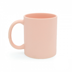 Mug CANDY, 300ml, pink color, sublimation