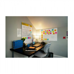 White adhesive writing board 3M POST-IT 2.43x1.21 m