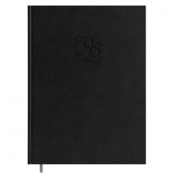 Notebook calendar BUSINESS DAY BALADEK A5, 2023, black