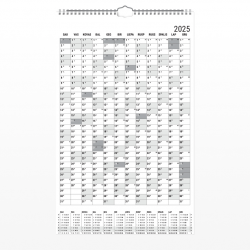 Sieninis kalendorius MONO PLANNER 2025 m.