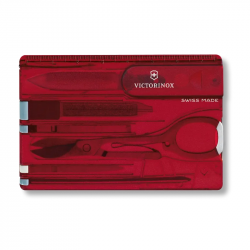Tool card SWISS CARD VICTORINOX, red color