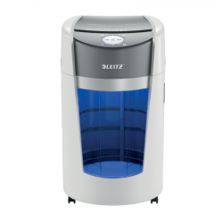 Document shredder LEITZ IQ OPTIMAX OFFICE P5 with waste Bin