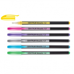 Gel pen set CENTRUM METALLIC 6 pcs 1.0mm