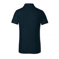 Short sleeve polo shirt for school, dark blue, MALFINI PIQUE POLO