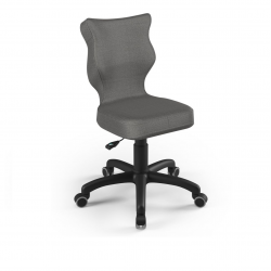 Chair ENTELO PETIT BLACK Monolith 33, dark gray color, No.5