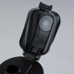 Water bottle COLORISSIMO PRIMO, metal 550ml, black color