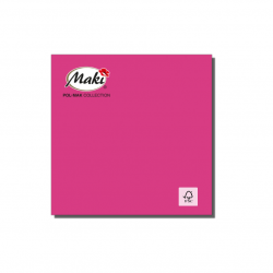 Paper table napkins 20 pcs DAISY 25x25 cm pink