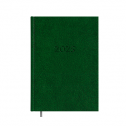 Notebook calendar BUSINESS DAY BALADEK A5, 2023, dark green