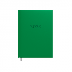 Notebook calendar WEEK A5, 2023, green