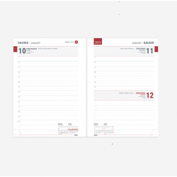 Planner - Calendar KANCLERIS DAY 2025, 140x190mm, MAGNOLIA