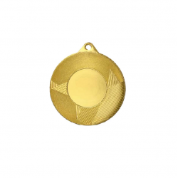 Gold medal, 50 mm diameter / 25 mm emblem space