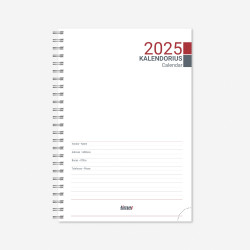 Notebook calendar insert FUTURA SPIREX WEEK 2023, A4