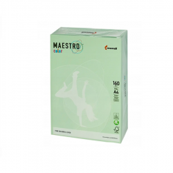 Colored paper MAESTRO Color A4 160 g. 250 sheets, light green color