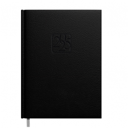 Notebook calendar KANCLERIS DAY 2023, 140x190mm, black