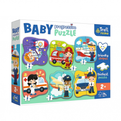 Jigsaw puzzle TREFL BABY professions, 6 designs, for ages 2 and up