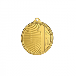 Medal common 1st place 50mm MMC44050 gold color