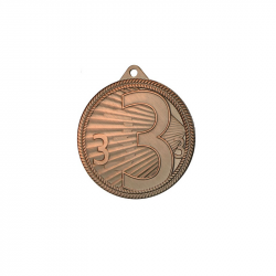 Medal common 3rd place 50mm MMC44050 bronze color