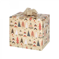 Christmas gift wrapping paper, kraft, 70x200cm, P2 GW4