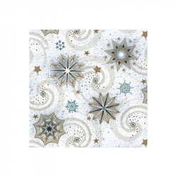 Christmas paper table napkins 20 pcs DAISY 33x33 cm