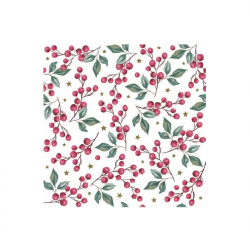 Christmas paper table napkins 20 pcs DAISY 33x33 cm