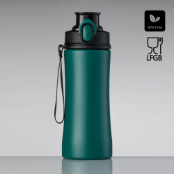 Water Bottle COLORISSIMO PRIMO, metal, 500 ml, green