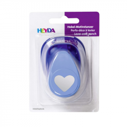 Decorative hole punch Heart 25 mm, HEYDA