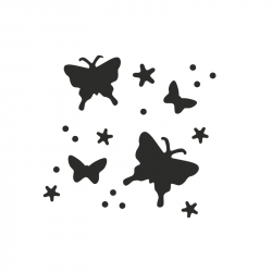 Decorative hole punch Butterflies, 4 cm HEYDA