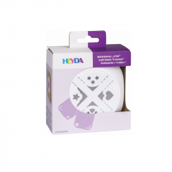 Decorative hole punch 4 different designs, HEYDA