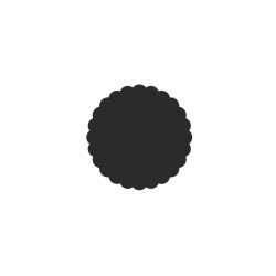 Decorative hole punch Scalloped Circle 2.5 cm HEYDA