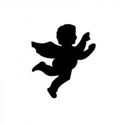 Decorative hole punch Angel with wings 25mm, HEYDA