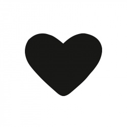 Decorative punch Heart 48mm HEYDA
