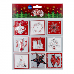 Christmas gift tags CENTRUM various motifs, 9 pcs